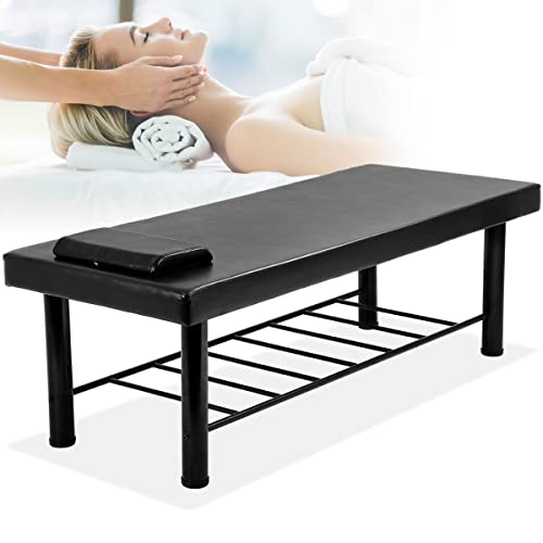Massage Table 75” Long 29.5” Wide Stationary Massage Bed Heavy Duty Spa Salon...