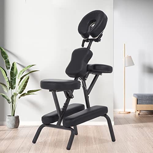 Portable Massage Chairs with Carrying Bag Folding SPA Chair Therapy Chair Tat...