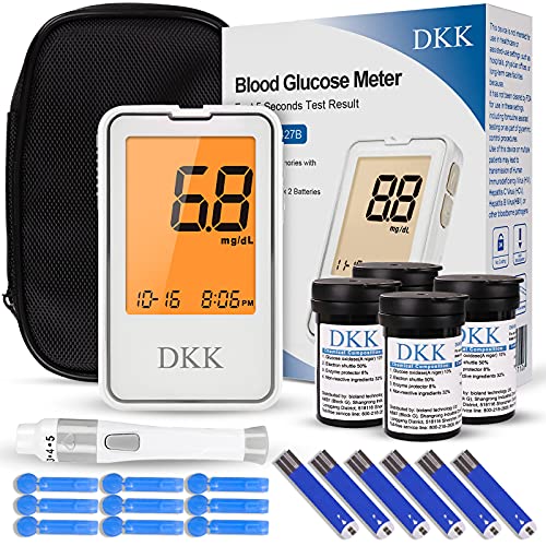 Blood Glucose Monitor - Portable Diabetes Testing Kit with 100 Test Strips an...