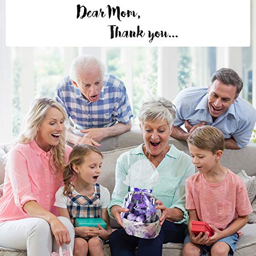 Relaxing Bath Gift Set for Women - Lavender and Rosemary Aromatherapy Basket ...