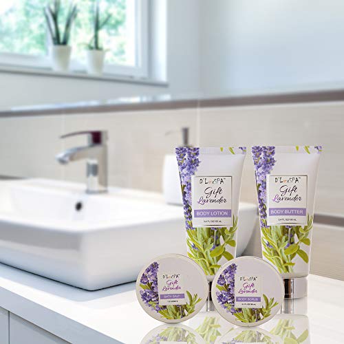 Spa Gift Baskets for Women Lavender Bath and Body At Home Spa Kit Mothers Day...