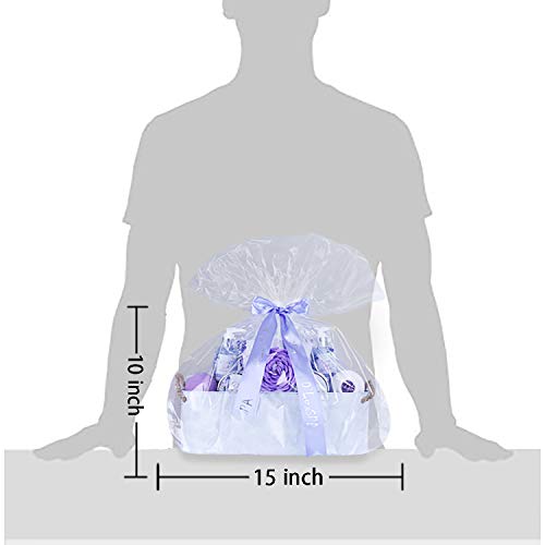 Spa Gift Baskets for Women Lavender Bath and Body At Home Spa Kit Mothers Day...