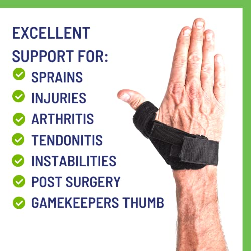 Thumb Support | Pain Management Gamekeeper Thumb, Sprain, Skier's Thumb, Oste...