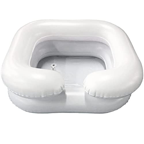 DMI Portable Shampoo Bowl, Inflatable Shampoo Bowl and Wash Basin for Bedside...