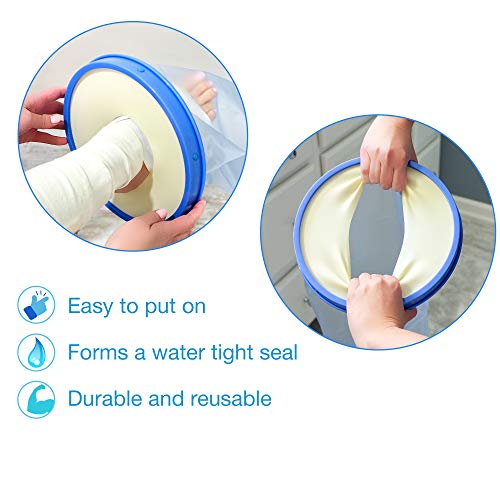 DMI Waterproof Cast Cover, Wound Barrier & Bandage Protector, Reusable with a...