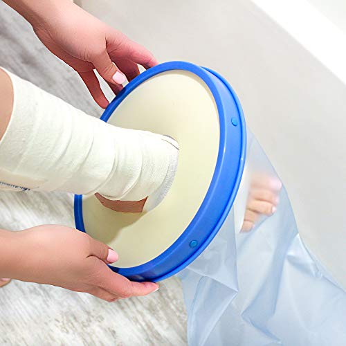 DMI Waterproof Cast Cover, Wound Barrier & Bandage Protector, Reusable with a...