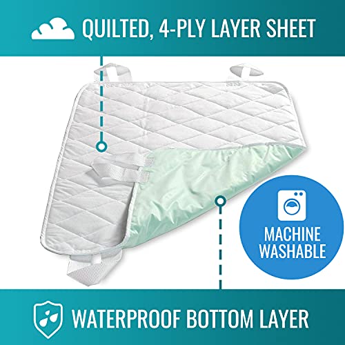 DMI Waterproof Sheet to be Used as a Bed Pad, Mattress Protector, Furniture C...