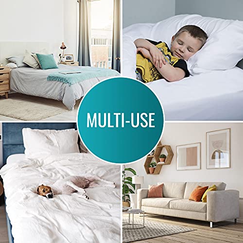 DMI Waterproof Sheet to be Used as a Bed Pad, Mattress Protector, Furniture C...