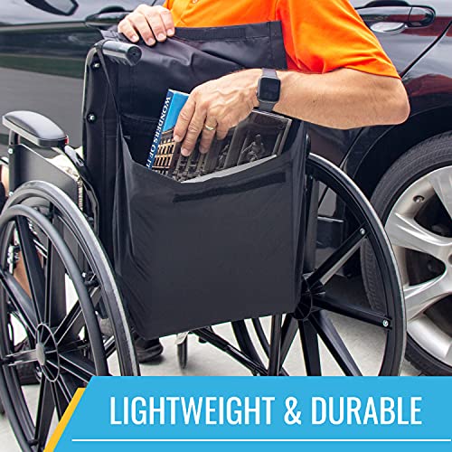 DMI Wheelchair Bag and Rollator Bag Provides Storage on Wheelchair, Rolling W...