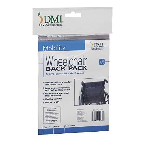 DMI Wheelchair Bag and Rollator Bag Provides Storage on Wheelchair, Rolling W...