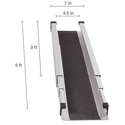 DMI Wheelchair Ramp,Entry Ramp,Threshold Ramp and Handicap Ramp is Portable a...