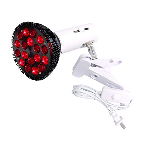 Red Light Therapy Lamp-54W 18 LED Infrared Light Therapy Device with Adjustab...