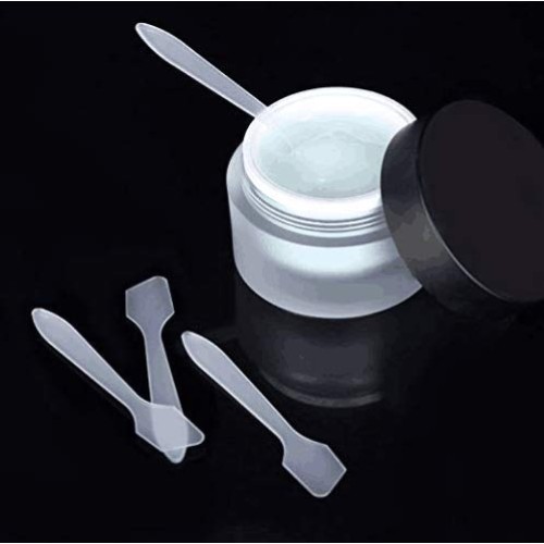 DNHCLL 100PCS Translucent Makeup Frosted Tip Spatula Cosmetic Mask Spatula fo...