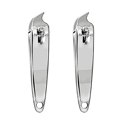 DNHCLL 2 PCS Metal Slanted Edge Nail Cutting Clippers Pedicure Manicure Tool ...