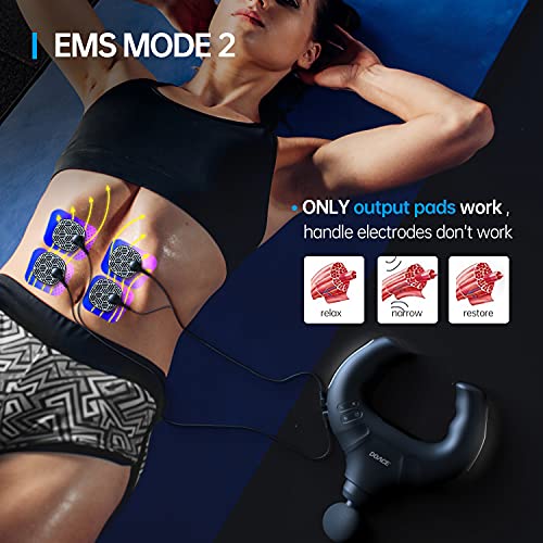 Massage Gun Deep Tissue with EMS, 20 Speed Percussion Muscle Massager Gun and...