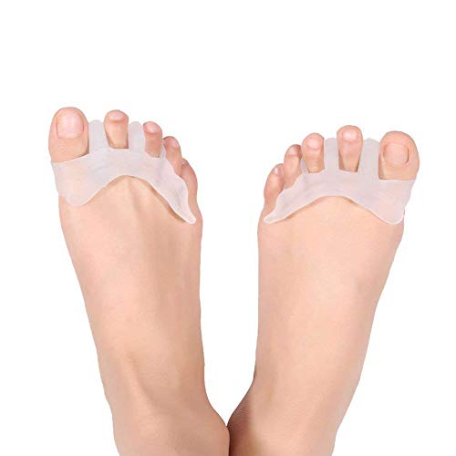 Toe Separators Gel Silicone Toe Spacers, Hammer Toe Straightener Spreaders, O...