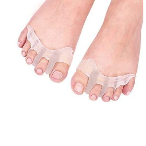 Toe Separators Gel Silicone Toe Spacers, Hammer Toe Straightener Spreaders, O...