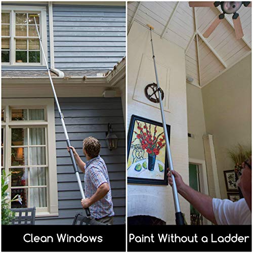 DocaPole 7-30 Foot Extension Pole - Multi-Purpose Telescopic Pole // Light Bu...