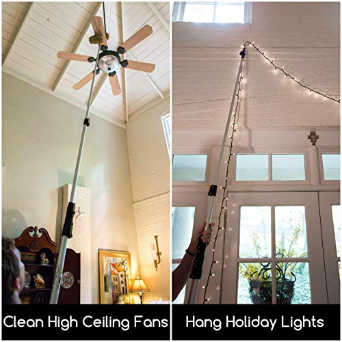 DocaPole 7-30 Foot Extension Pole - Multi-Purpose Telescopic Pole // Light Bu...