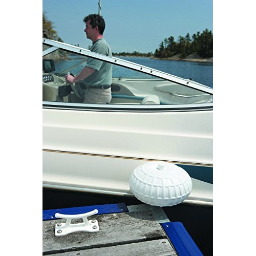 Dock Edge + Dock Wheel, Corner Mount, 18", Black