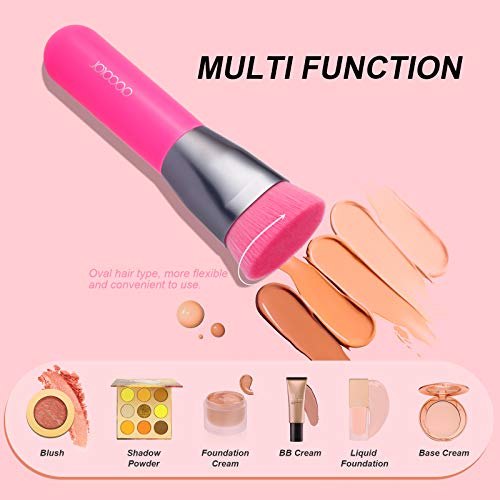 Docolor Flat Top Kabuki Foundation Brush Synthetic Professional Contours & Sc...