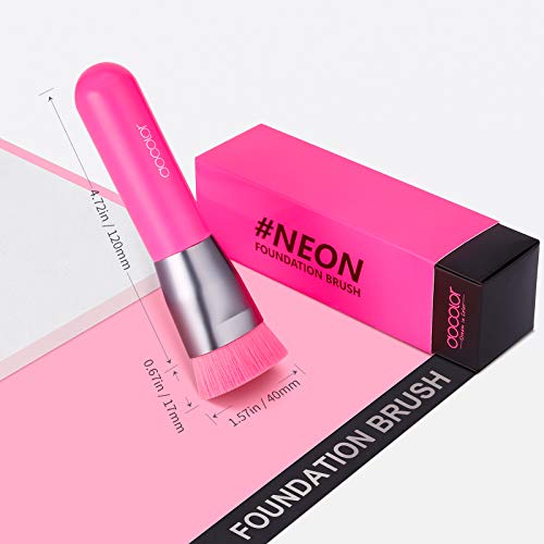 Docolor Flat Top Kabuki Foundation Brush Synthetic Professional Contours & Sc...