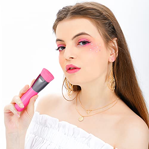 Docolor Flat Top Kabuki Foundation Brush Synthetic Professional Contours & Sc...