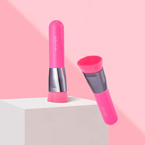 Docolor Flat Top Kabuki Foundation Brush Synthetic Professional Contours & Sc...