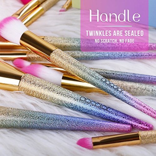 Docolor Makeup Brushes 16Pcs Fantasy Makeup Brushes Set Christmas Gift Profes...