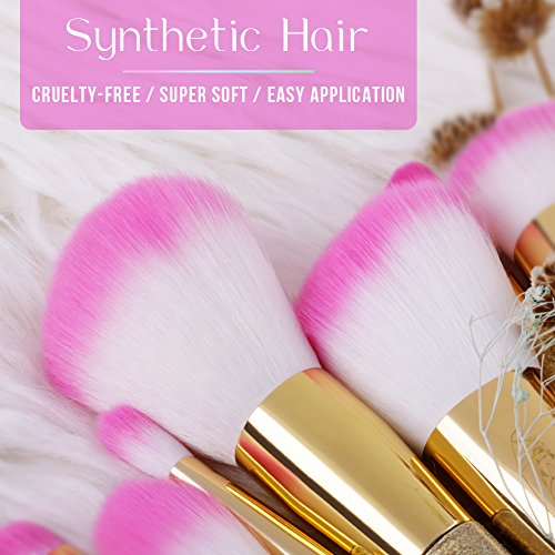 Docolor Makeup Brushes 16Pcs Fantasy Makeup Brushes Set Christmas Gift Profes...