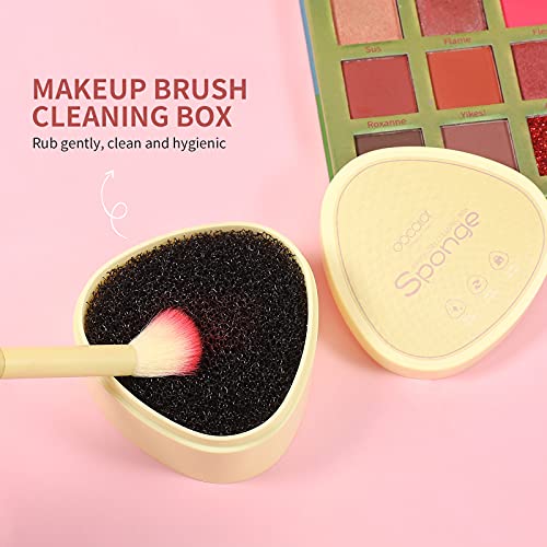 Docolor Makeup Brushes Cleaner Set, Solid Soap Cleanser with Color Removal Sp...
