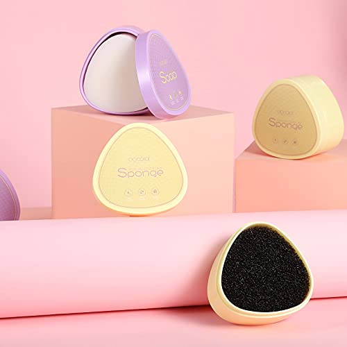 Docolor Makeup Brushes Cleaner Set, Solid Soap Cleanser with Color Removal Sp...