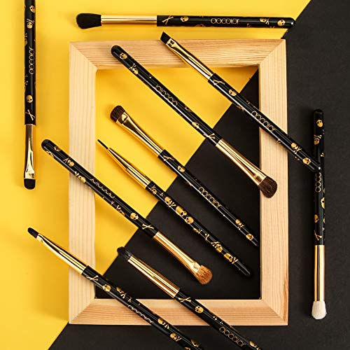 Docolor Makeup Eye Brush Set - Goth Eye Makeup Brushes Eyeshadow Eyeliner Ble...