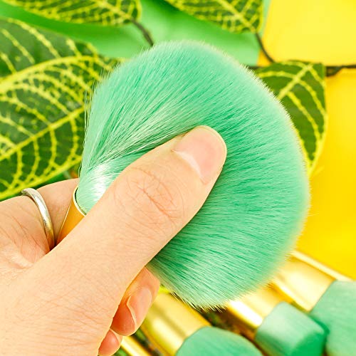 Tropical Makeup Brushes Docolor 14 Pieces Professional Makeup Brushes Set Pre...