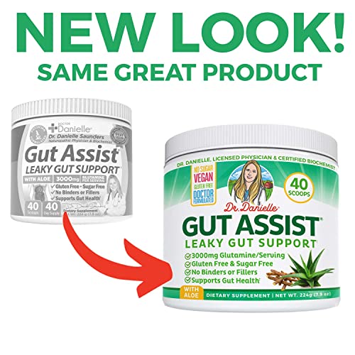 Gut Assist - Leaky Gut Repair Supplement Powder - Glutamine, Arabinogalactan,...