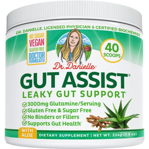 Gut Assist - Leaky Gut Repair Supplement Powder - Glutamine, Arabinogalactan,...