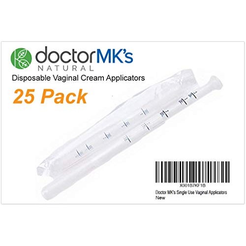 Disposable Vaginal Applicators (25-Pack), Fits Premarin Estrace Contraceptive...