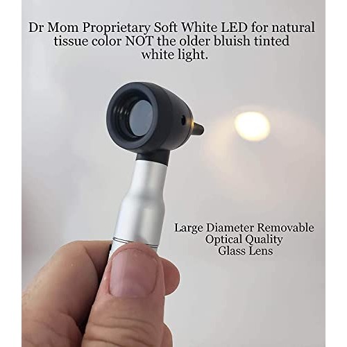 Dr. Mom Otoscopes- 4th Generation LED POCKET Dr. Mom Otoscopes and both Adult...