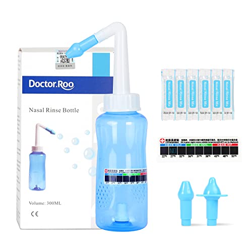 Sinus Rinse Kit and Natural Disposable Cotton Face Towel