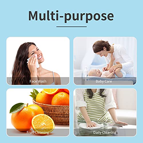 Sinus Rinse Kit and Natural Disposable Cotton Face Towel