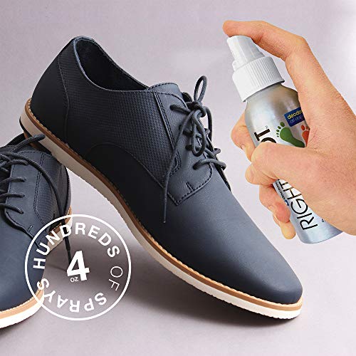 DoctorCare Plus Shoe Deodorizer Foot Spray, RightFoot Odor Eliminator, 4 Fl Oz