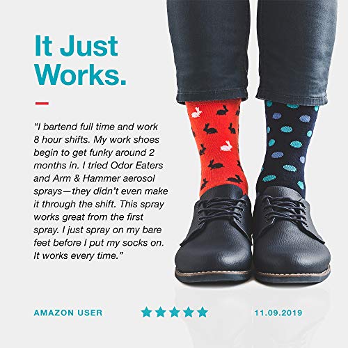 DoctorCare Plus Shoe Deodorizer Foot Spray, RightFoot Odor Eliminator, 4 Fl Oz