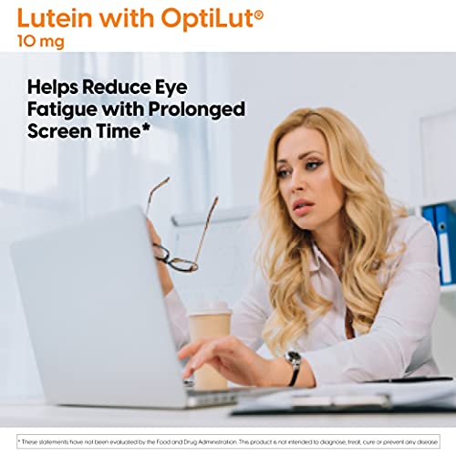 Doctor's Best Lutein with OptiLut Non-GMO, Vegan, Gluten Free, Soy Free, Eye ...