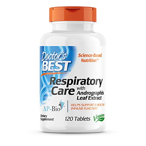 Doctor's Best Respiratory Care with Andrographis Leaf Extract, Supports Immun...