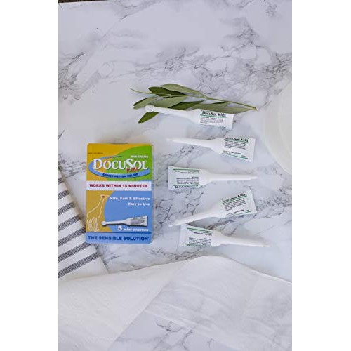 Docusol Kids, MiniEnema, Clear, 5 Count