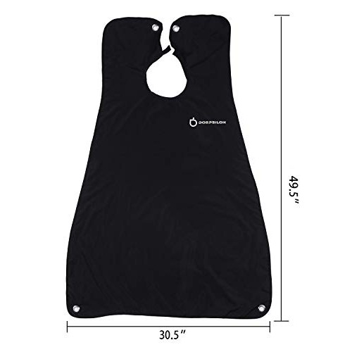 Beard Bib Apron, Beard Hair Clippings Catcher for Shaving and Trimming, Groom...