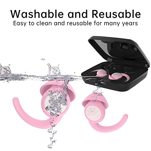 Ear Plugs for Sleeping Noise Cancelling Soft Silicone Earplugs Noise Reductio...