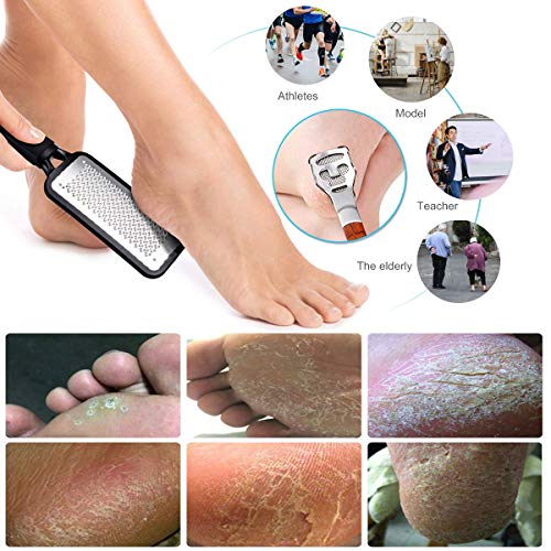 Foot Scraper Pedicure Supplies for Dead Skin Heel File Like Grater Calusses R...