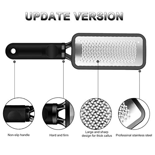 Foot Scraper Pedicure Supplies for Dead Skin Heel File Like Grater Calusses R...