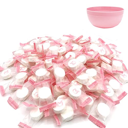 100 Pieces Compressed Disposable Facial Mask Sheets Dry Mask Paper Home DIY S...